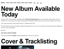 Tablet Screenshot of kinchband.com
